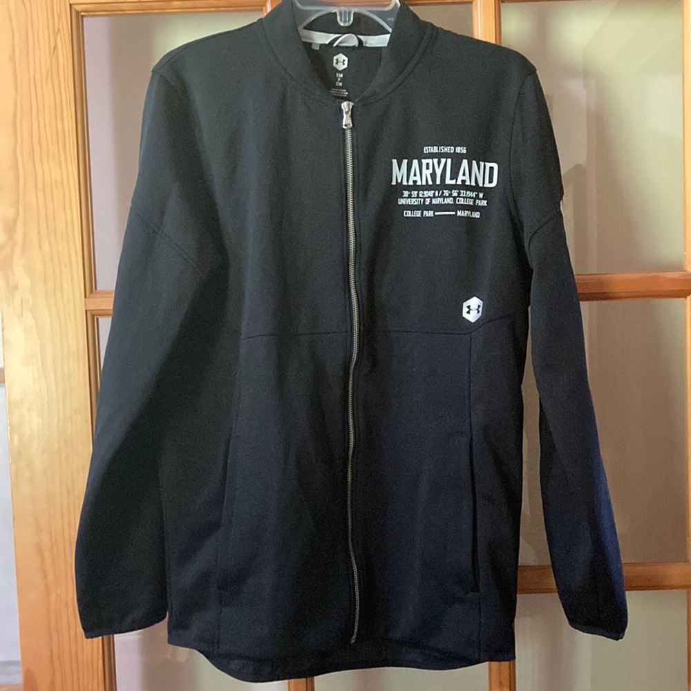 Maryland terrapins under armour full zip sweatshirt